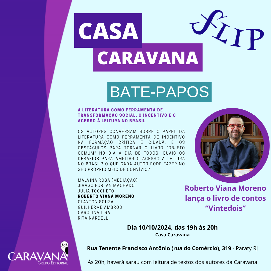 Roberto Viana Moreno na Flip 2024